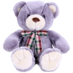 Мягкая игрушка SOFTOY Медведь 32 см, лавандовый