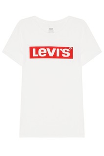 Хлопковая белая футболка Levis®