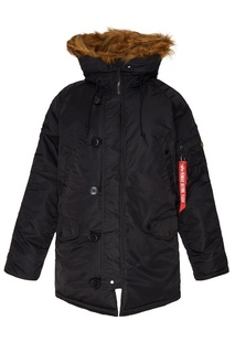 Черная парка N3B VF 59 Alpha Industries