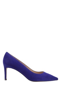 Фиолетовые замшевые туфли Leigh 70 Stuart Weitzman