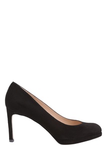 Черные замшевые туфли Beatrix Stuart Weitzman