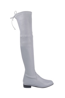 Голубые сапоги-ботфорты Lowland Stuart Weitzman