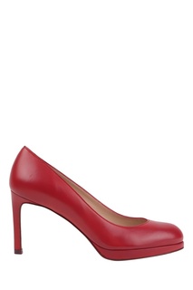 Красные кожаные туфли Beatrix Stuart Weitzman