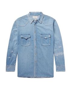 Джинсовая рубашка Saint Laurent