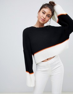 Oversize-джемпер колор блок Missguided - Мульти