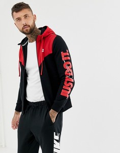 Черный худи на молнии Nike JDI 931900-011 - Черный