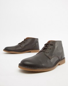 Кожаные дезерты Selected Homme - Коричневый