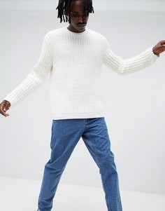 Белый джемпер из синели ASOS DESIGN - Белый