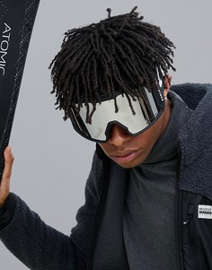 Очки-маска с черной оправой и ремешком Oakley Line Miner - Черный