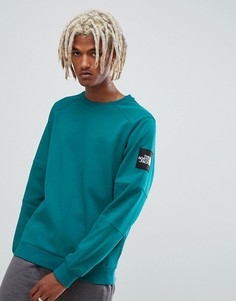 Зеленый свитшот с круглым вырезом The North Face Fine 2 Everglade - Зеленый