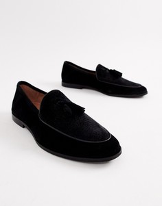 Черные лоферы с кисточками из искусственной кожи River Island - Черный