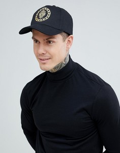 Черная бейсболка с вышивкой ASOS DESIGN - Черный