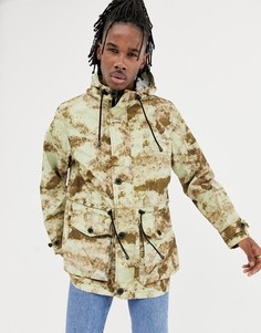 Легкая парка с камуфляжным принтом ASOS DESIGN - Зеленый