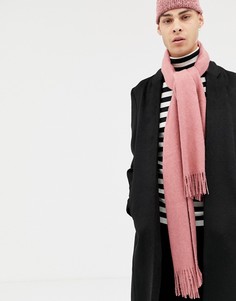 Розовый шарф ASOS DESIGN - Розовый