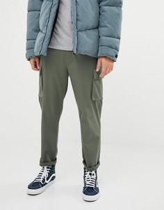 Брюки карго цвета хаки ASOS DESIGN - Зеленый