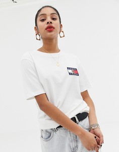 Футболка с логотипом Tommy Jeans - Белый