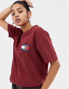 Футболка с логотипом Tommy Jeans - Красный