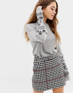 Джемпер с вышивкой Brave Soul - Мульти