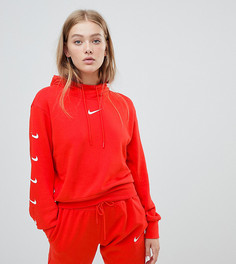 Худи красного цвета укороченного кроя с логотипом-галочкой Nike эксклюзивно для ASOS - Красный