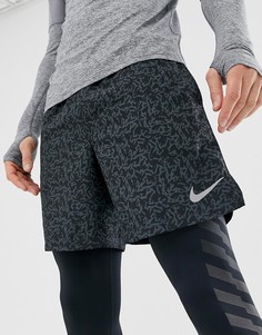 Черные шорты с принтом 7 дюймов Nike Running Challenger AH0538-010 - Черный