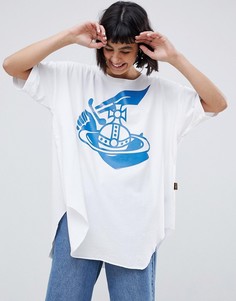 Свободная футболка Vivienne Westwood Anglomania - Белый