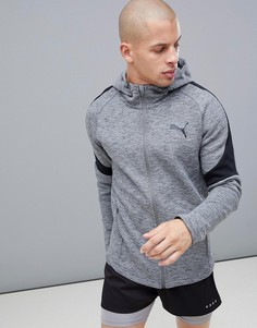 Серое худи Puma Training EvoStripe - Серый