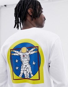 Белый лонгслив Vans x Space Voyager VN0A3J2JWHT1 - Белый