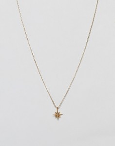 Ожерелье с подвеской-звездой Nylon - Золотой