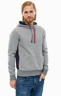 Хлопковая толстовка с капюшоном и карманом-кенгуру Tommy Hilfiger