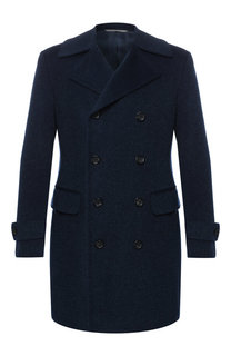 Двубортное пальто из шерсти Canali