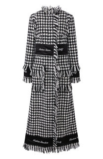 Вязаное пальто из шерсти Dolce & Gabbana
