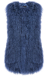 Жилет из меха тибетской овцы Virtuale Fur Collection