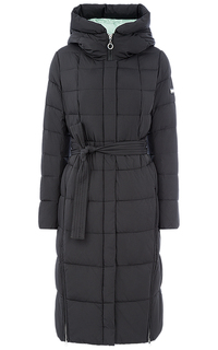 Пальто на искусственном пуху с поясом La Reine Blanche