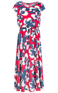 Платье с принтом LE Monique