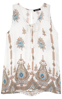 Блузка с принтом La Reine Blanche