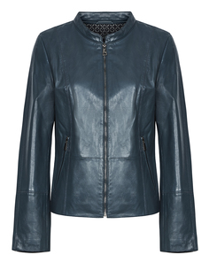 Куртка-жакет из натуральной кожи LE Monique