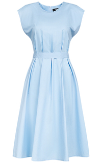 Голубое платье без рукавов La Reine Blanche