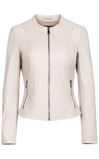Куртка из натуральной кожи La Reine Blanche