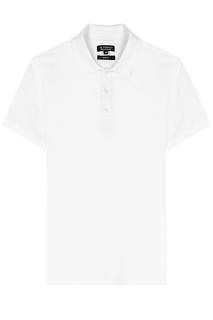 Белая футболка-поло Al Franco