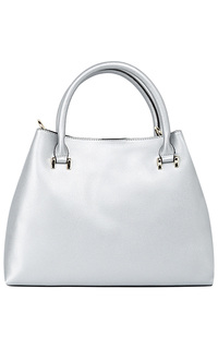 Серебристая сумка в руку La Reine Blanche