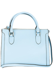 Голубая сумка из натуральной кожи La Reine Blanche