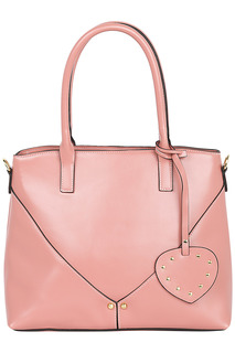 Розовая кожаная сумка La Reine Blanche