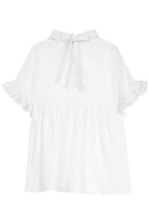 Белая блузка с оборками La Reine Blanche