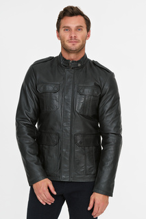 Утепленная кожаная куртка Urban Fashion for men