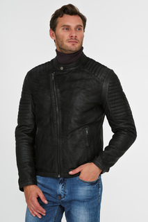 Утепленная кожаная куртка Urban Fashion for men