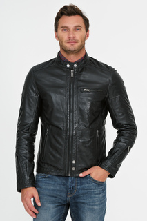 Утепленная кожаная куртка Urban Fashion for men