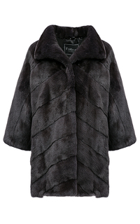 Пальто из аукционного меха норки KOPENHAGEN FUR Fellicci