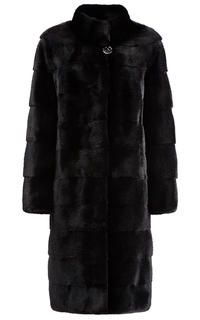 Длинная норковая шуба De la Manie