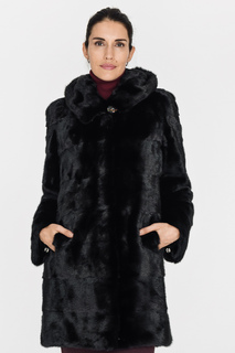 Норковая шуба с капюшоном Flaumfeder