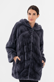 Шуба из аукционного меха норки KOPENHAGEN FUR De la Manie